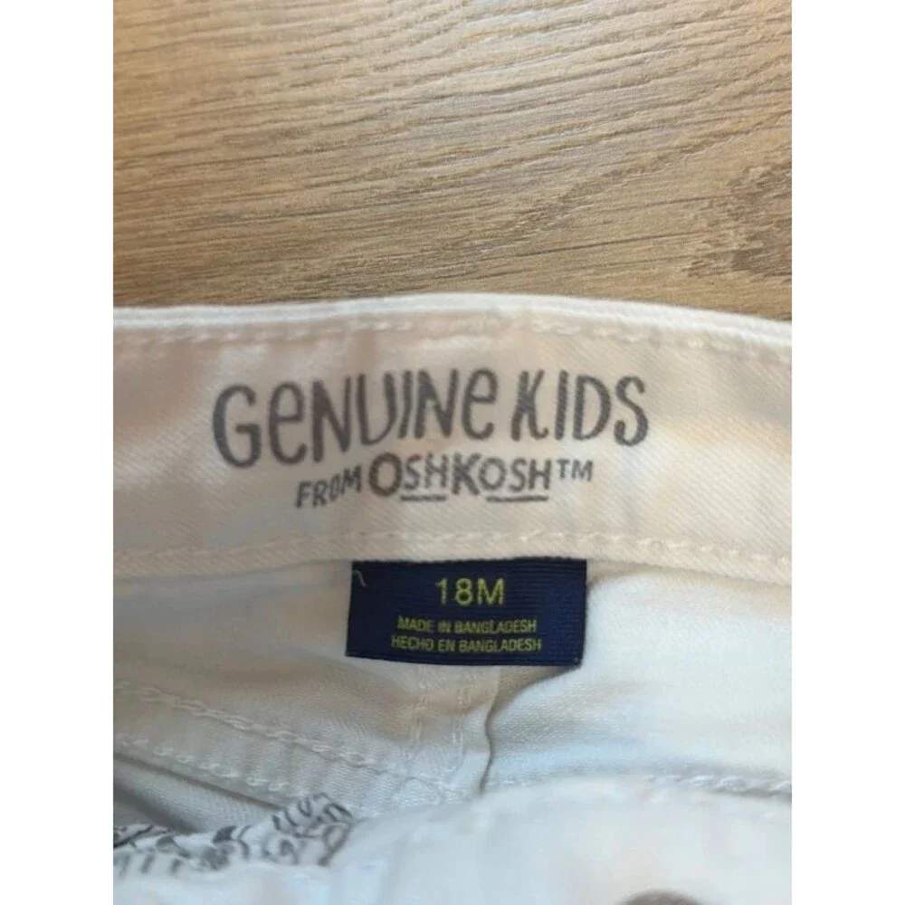Osh Kosh White Toddler Skinny Jeans